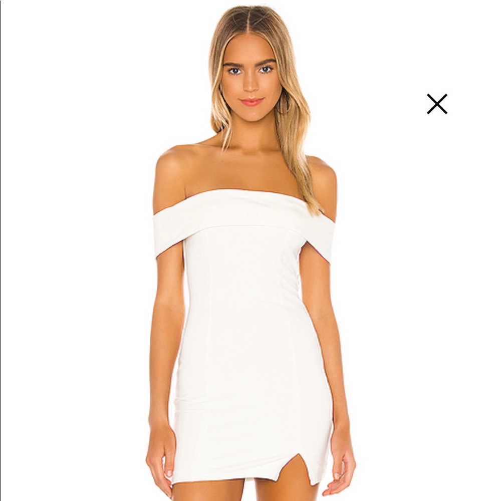 LELA MINI DRESS IN WHITE